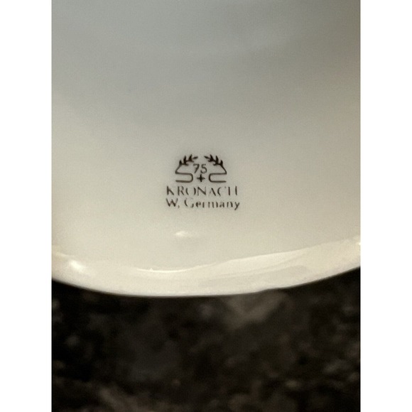 Vintage Kronach Porcelain Collector's Bell West Germany Pink Flowers Birds - Picture 6 of 6